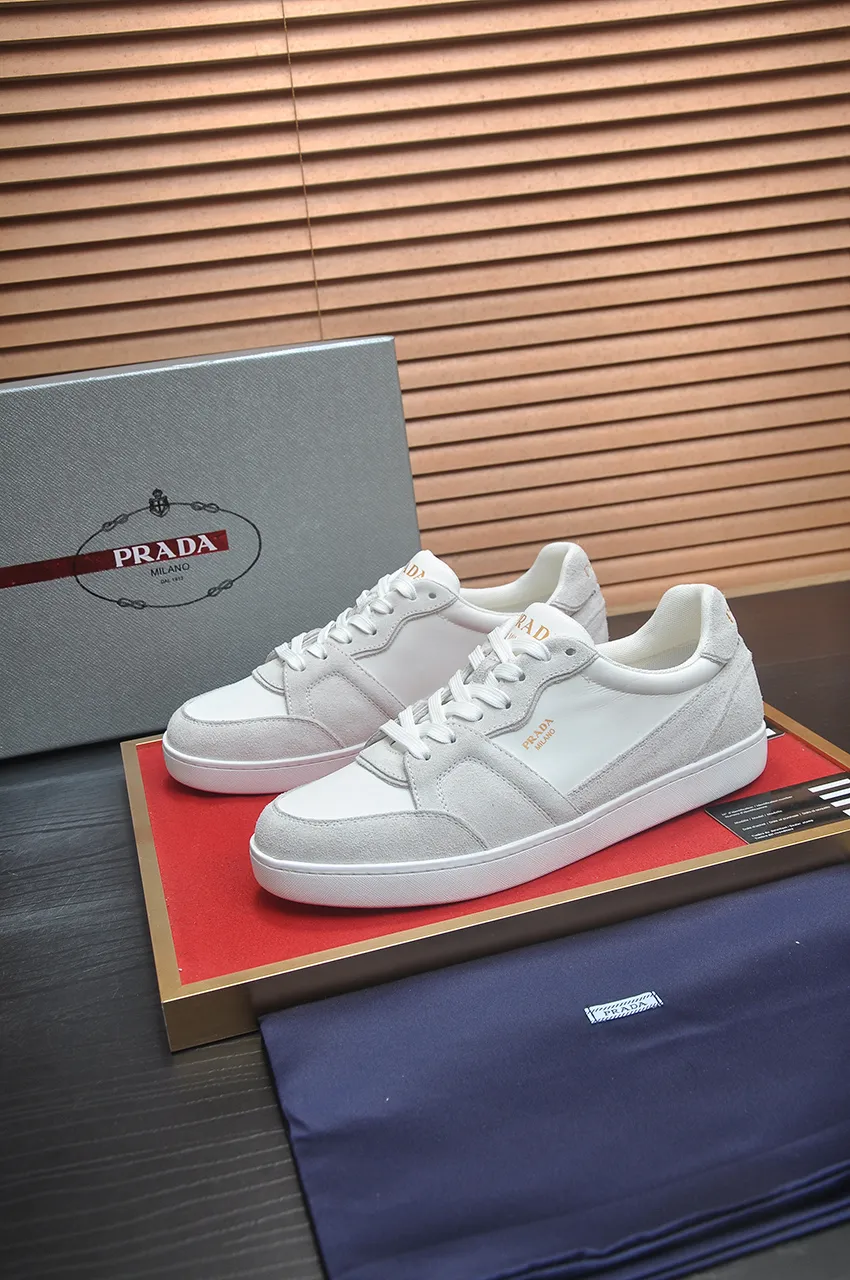 Men's shoes 💰580💶【PRADA】Top original, new season, high quality original goods, top imported calfskin with original imported glue, imported cowhide inside with original cowhide feet, original outsole! Quality guaranteed! Code 38-45 (45 customized)